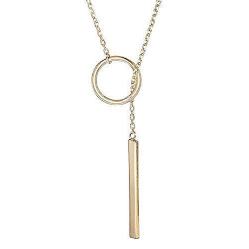 NEW Slider Bar Lariat Choker Necklace